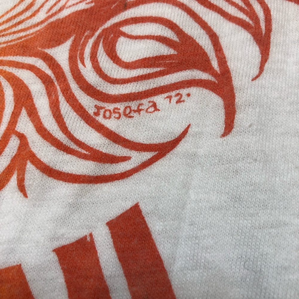 1972 Dated Artwork Vintage Hawaii T-shirt Cream Colored - Picture 2 of 8